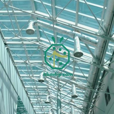 Light Weight Transparent Fiberglass Roofing Sheet For Production Workshop